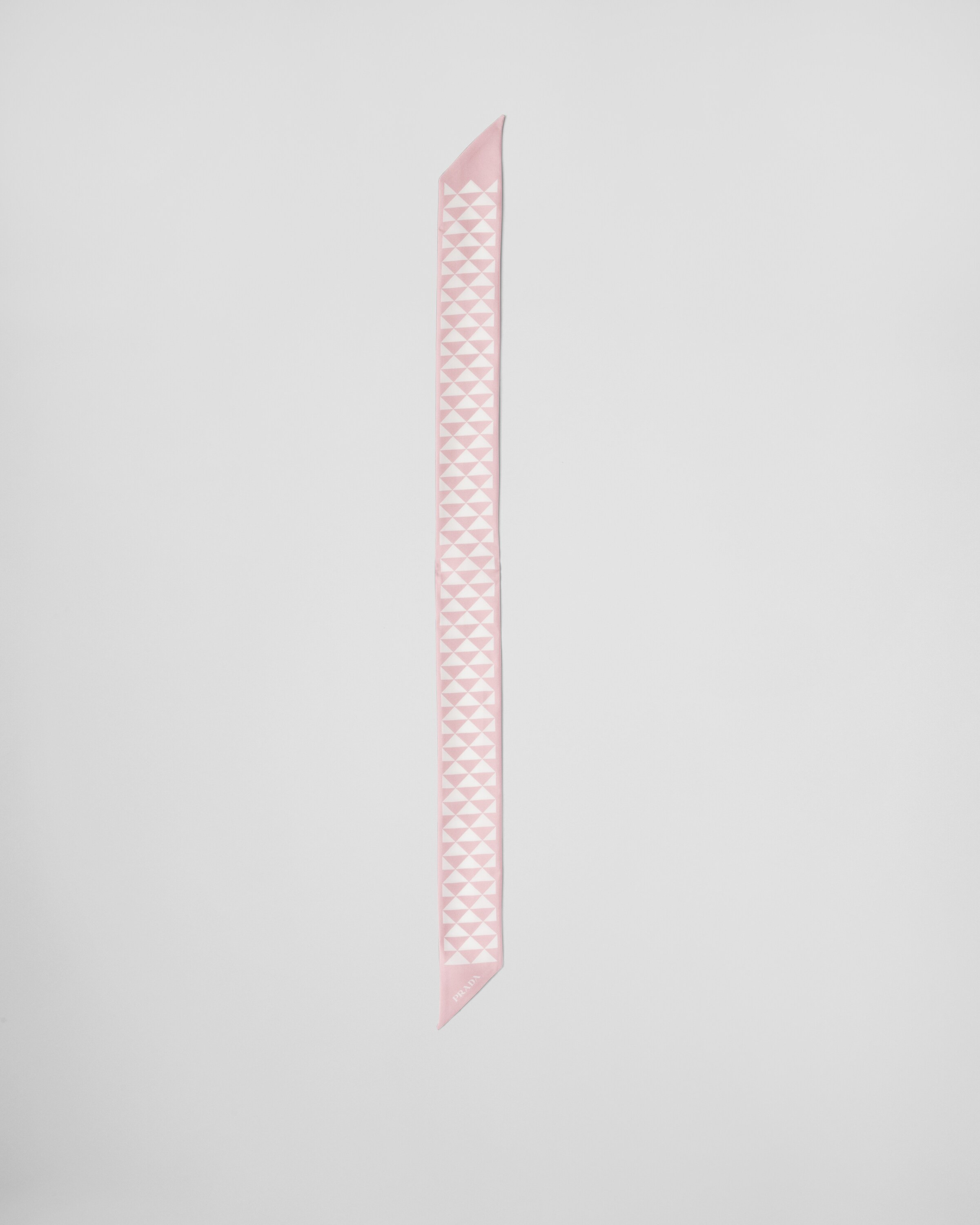 Printed silk twill scarf | Prada Spa US