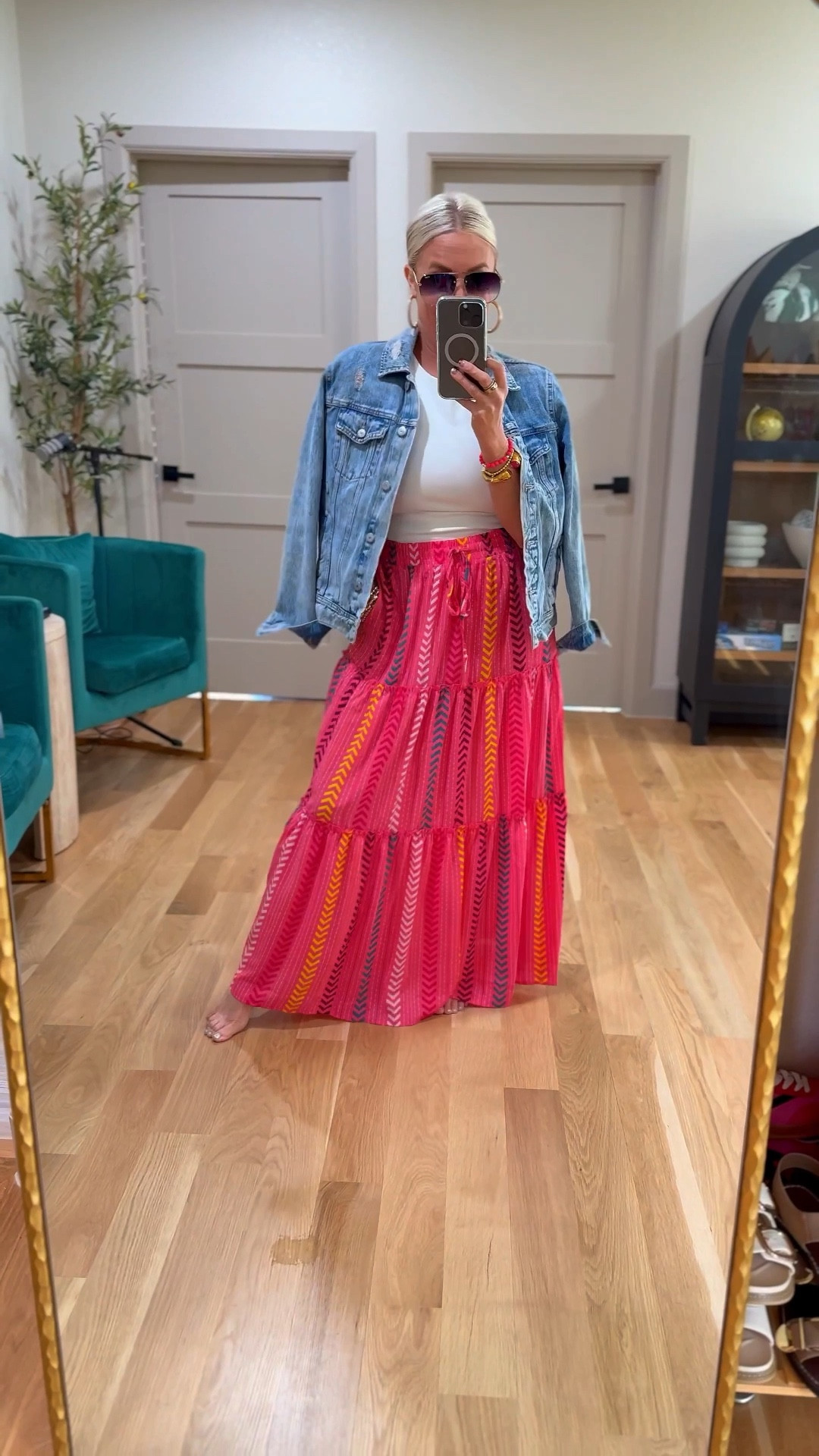 This maxi skirt is to die for! Wear to work or on vacation, size medium 

#LTKSummerEdit #LTKSeasonal #LTKWorkwear