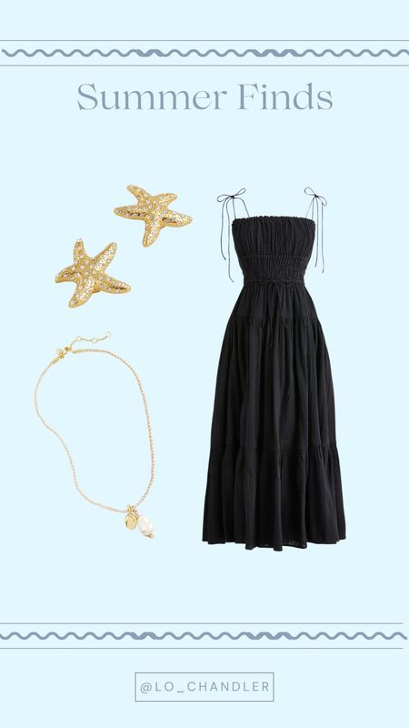 These star fish ear rings are absolutely darling and perfect for summer!! I love this dress and how it can be dressed up or down 




Summer outfit 
Summer accessories 
Black dress 
Summer dress

#LTKstyletip #LTKbeauty #LTKtravel