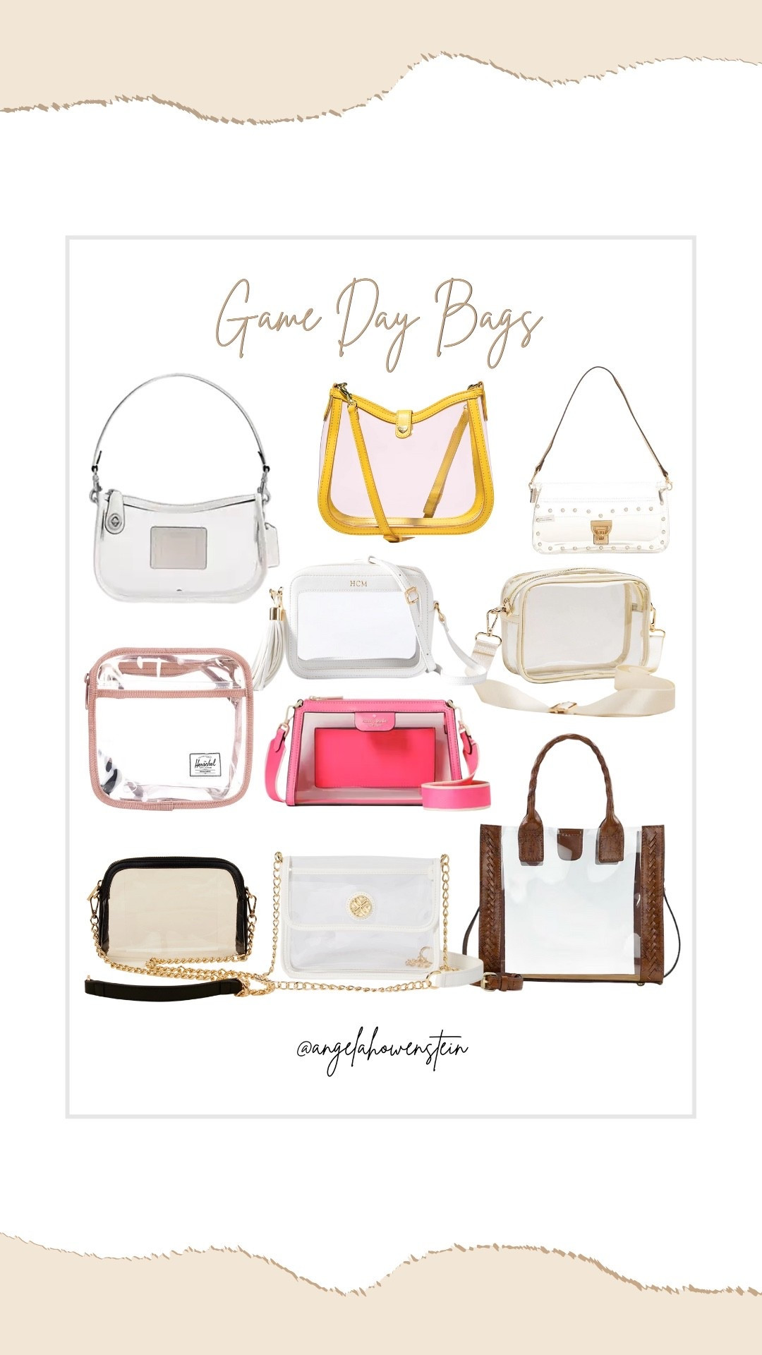 Game day style just got chic! These stadium-approved bags keep it cute and compliant so you can cheer in style. 🏈

#LTKFallStyle #GameDay #StadiumStyle #ClearBag #LTKFinds



#LTKActive #LTKItBag #LTKStyleTip