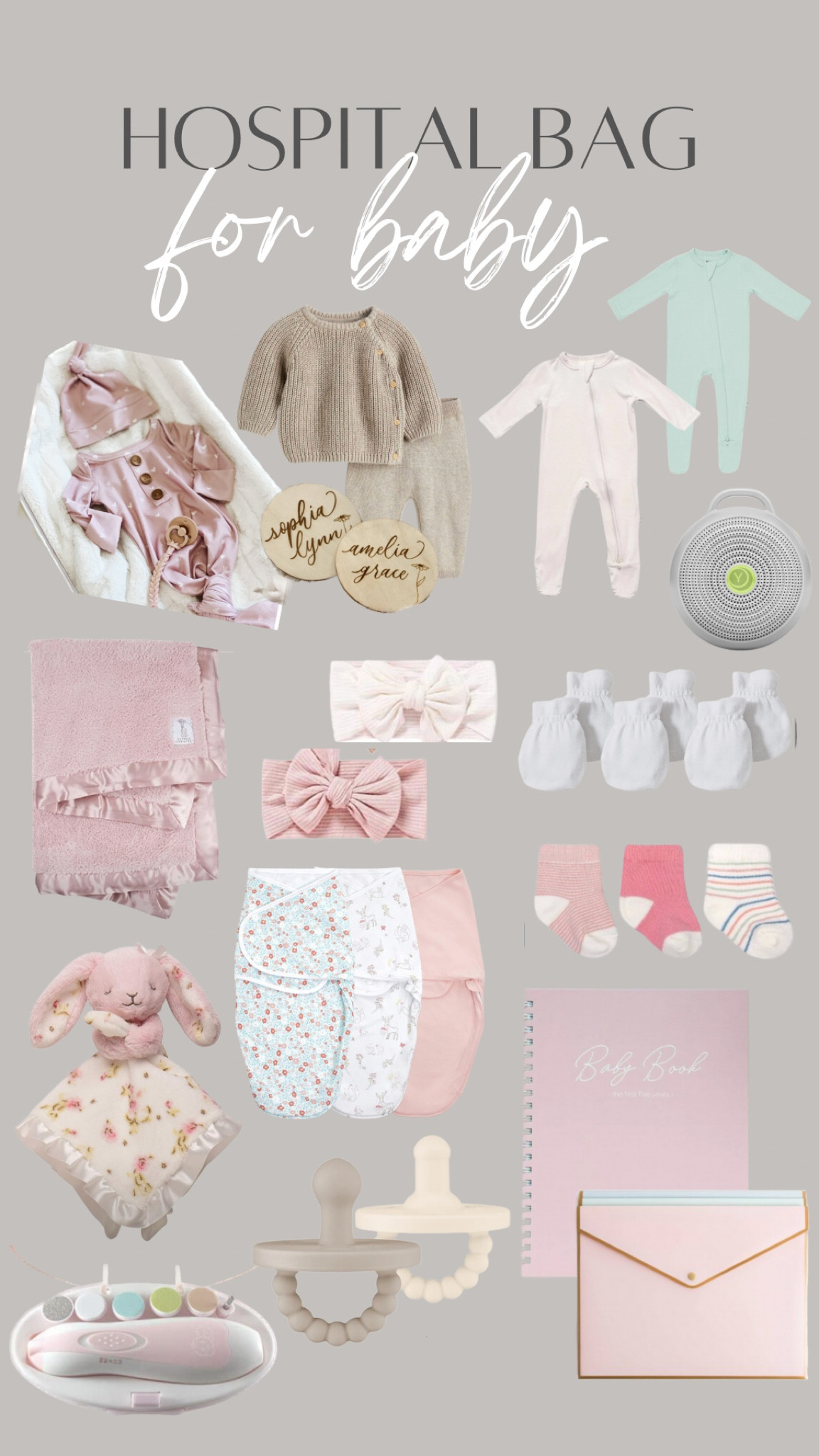 What’s in my hospital bag for baby! 

Hospital bag / hospital bag baby / newborn hospital bag / baby hospital bag / hospital bag must haves / hospital bag essentials / baby must haves / baby must haves / hospital bag for baby / going home outfit / swaddle / baby blanket / sound machine / bows for baby girl / baby girl accessories / baby girl bows 

#LTKbump #LTKbaby