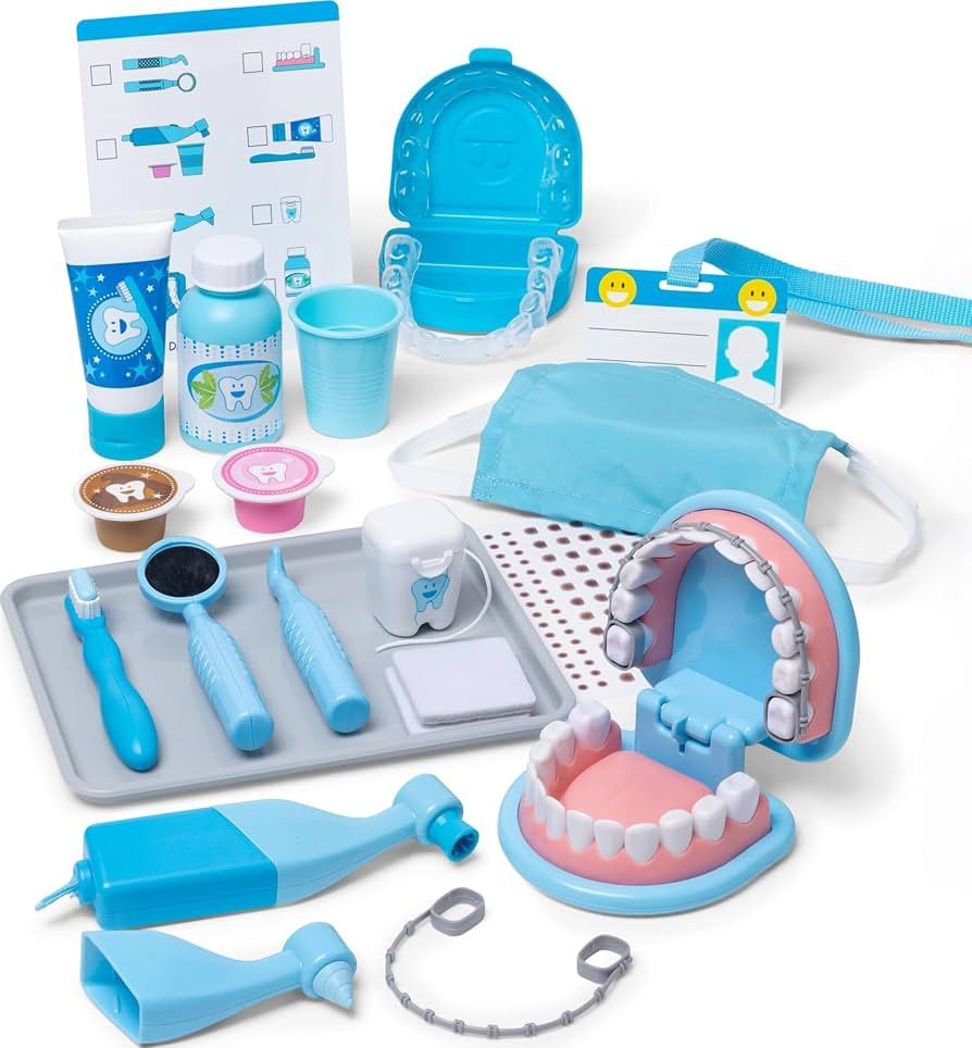 Melissa & Doug Super Smile Dentist Kit | Role Play Toys for Kids, Doctor Set for Children | Age 3... | Amazon (UK)