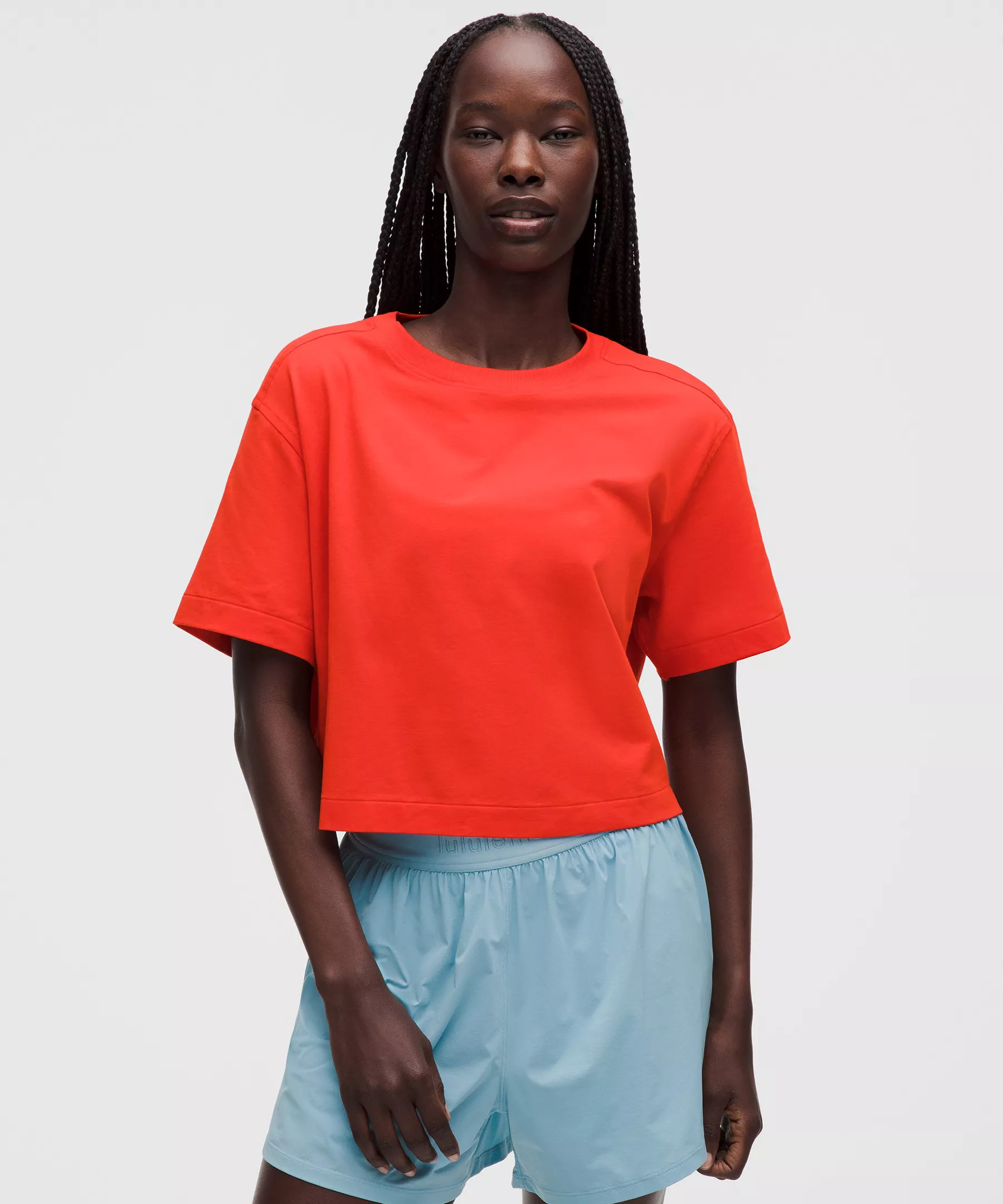 All Yours Organic Cotton Cropped T-Shirt | Women's Short Sleeve Shirts & Tee's | lululemon | Lululemon (US)