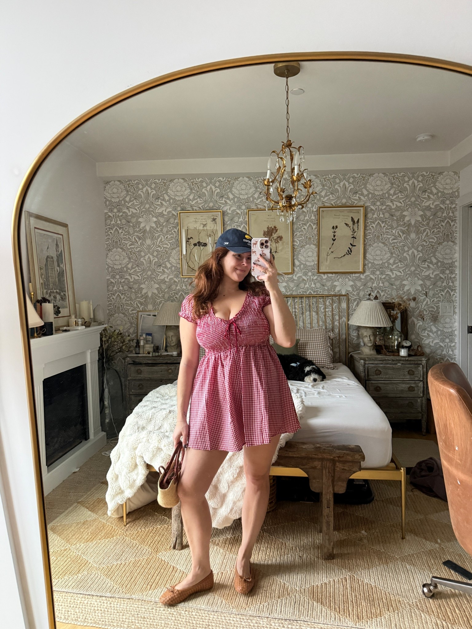 Princess Polly gingham dress 
Steve Madden raffia flats

#LTKSpringSale #LTKSeasonal #LTKMidsize