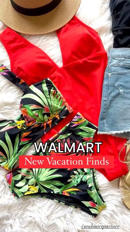 #WalmartPartner 🏖️The new @SofiaVergara swim collection at @walmart is so good! We love how these pareos can also be worn as a dress! We got size M in all bathing suits and we are a size 4 and 6. Straps are adjustable too. The jeans shorts run tts and are so good! Y’all will love them! See our new @walmartfashion twin reel for a better look at all these items! We know y’all will love them! 🛍️ #walmartfashion #walmart 

Follow my shop @thedoubletakegirls on the @shop.LTK app to shop this post and get my exclusive app-only content!


#LTKsalealert #LTKtravel #LTKswim