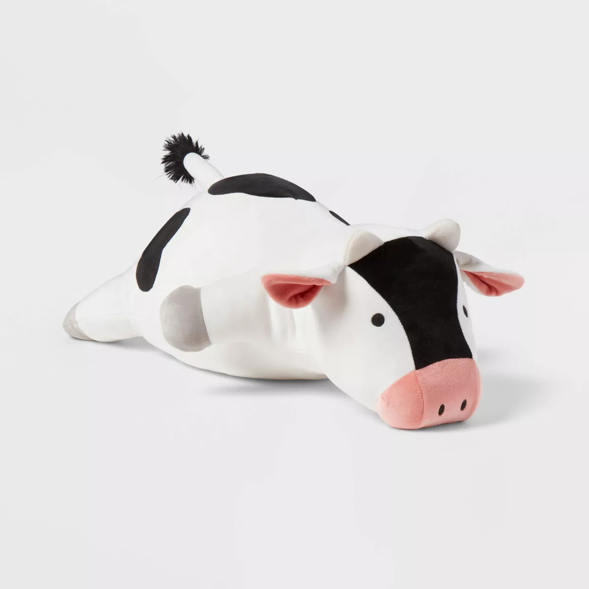 Cow Weighted Plush Kids' Throw Pillow Black/White - Pillowfort™ | Target