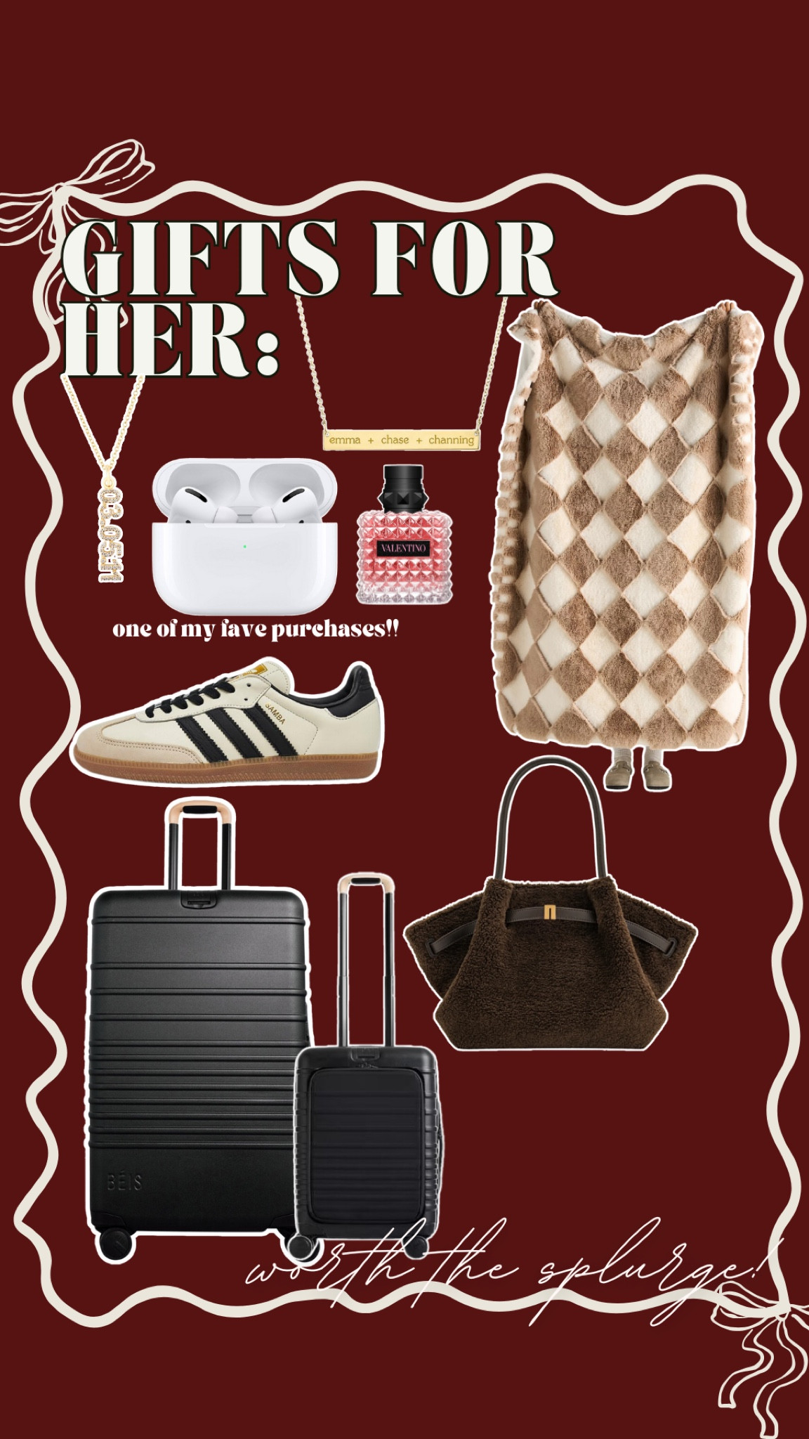 Gifts for her: worth the splurge! 

#LTKHoliday #LTKGiftGuide