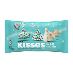 HERSHEY'S KISSES Sugar Cookie Flavored White Creme with Cookie Pieces Candy, Christmas, 7 oz, Bag | CVS