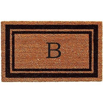 Calloway Mills 152961830B Black Border 18" x 30" Monogram Doormat, (Letter B) | Amazon (US)