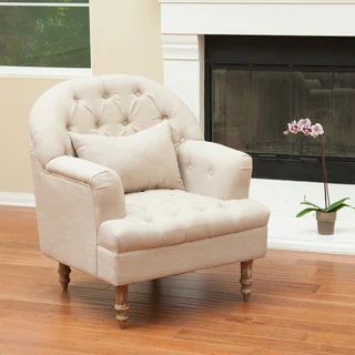 Anastasia Tufted Armchair by Christopher Knight Home | Bed Bath & Beyond