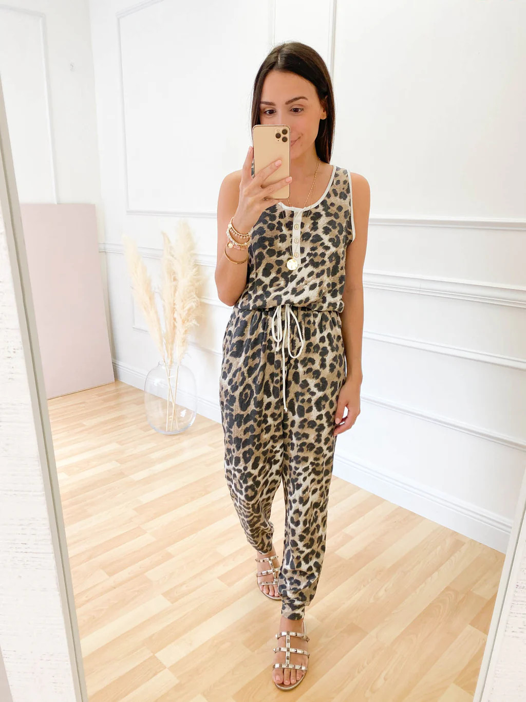 Lose Somebody Leopard Jumpsuit | Aria Rose