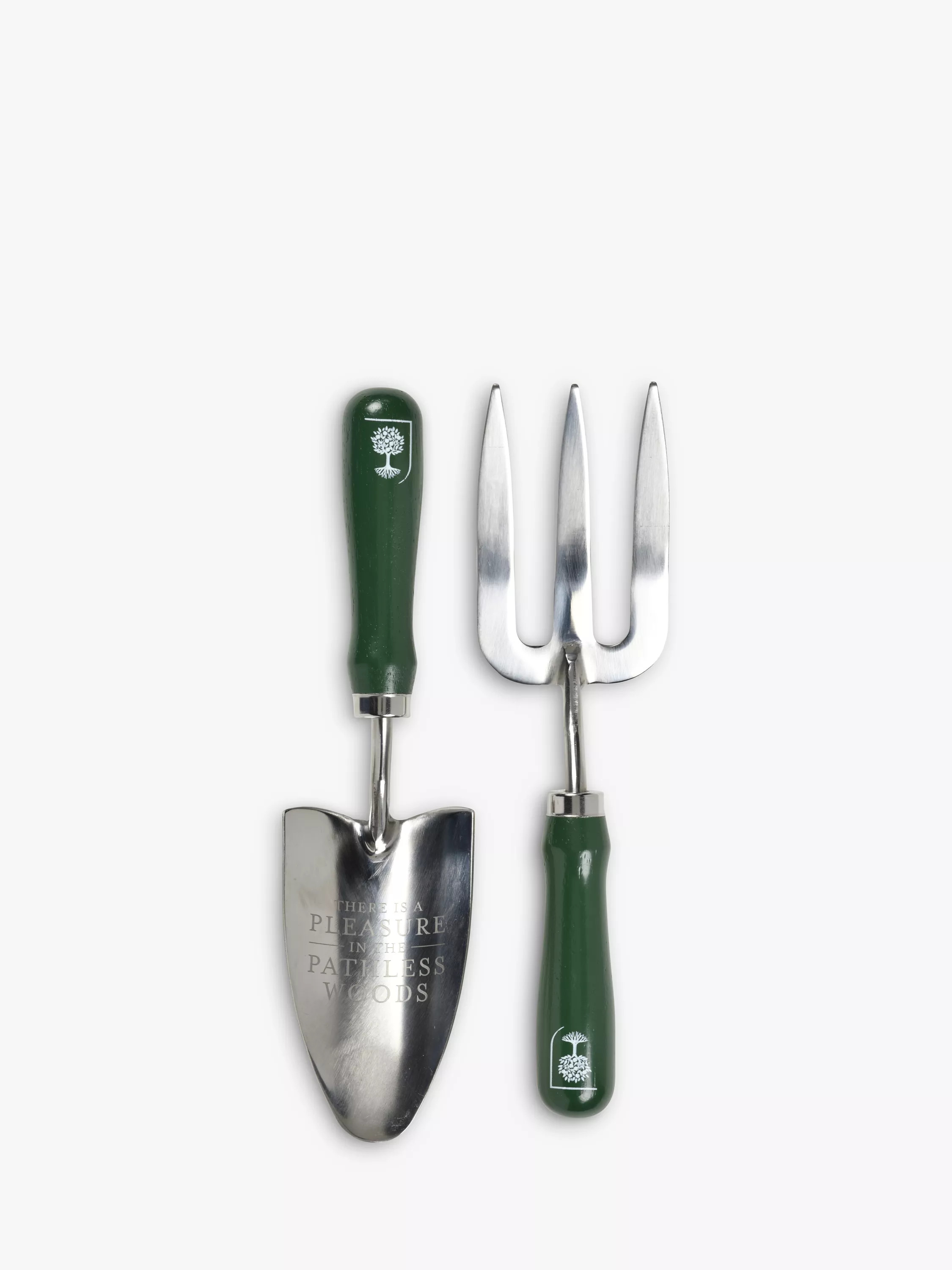 Burgon & Ball RHS Woodland Wonders Trowel & Fork Gift Set | John Lewis (UK)