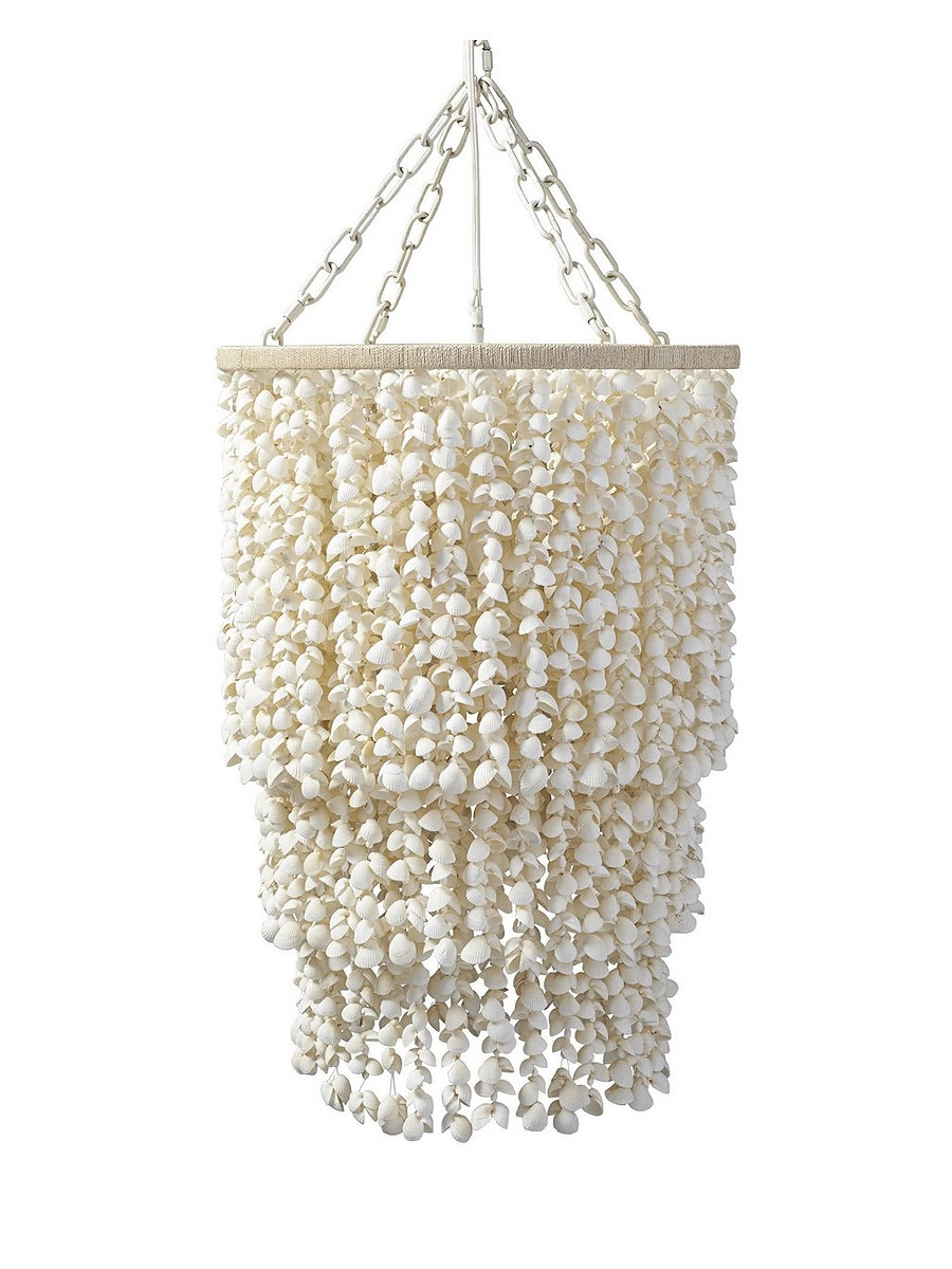 Aptos Shell Chandelier | Serena and Lily
