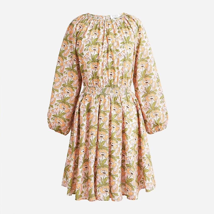 Smocked-waist mini dress in Liberty® Butterfield Poppy fabric | J.Crew US