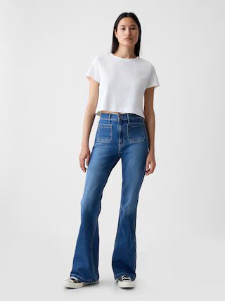 High Rise &apos;70s Flare Jeans | Gap (US)