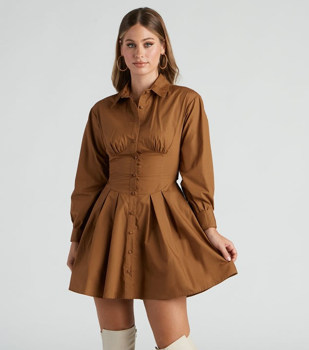Fall Ritual Poplin Shirt Dress | Windsor Stores