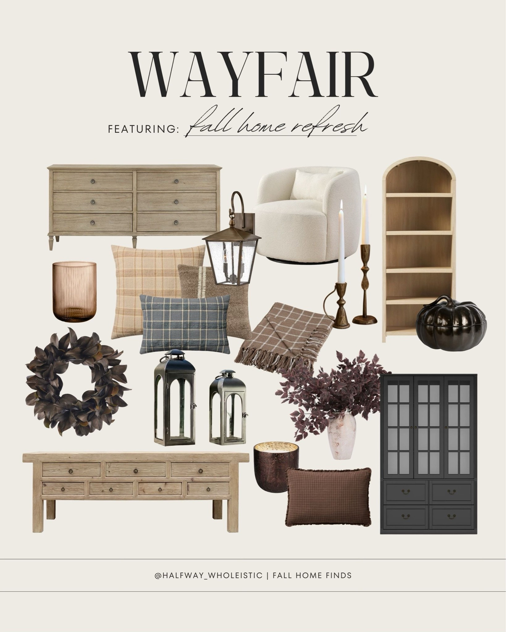 #AD A little fall home refresh with @Wayfair because apparently I’m incapable of leaving a room untouched once September hits 😅 Layering in warm woods, cozy plaids, rich autumn tones + timeless pieces that make home feel extra cozy this time of year. I’m loving the mix of the warm wood tones + deep chocolate brown this fall 🤎
#Wayfair #wayfairpartner @shop.ltk

#LTKHome #LTKSeasonal