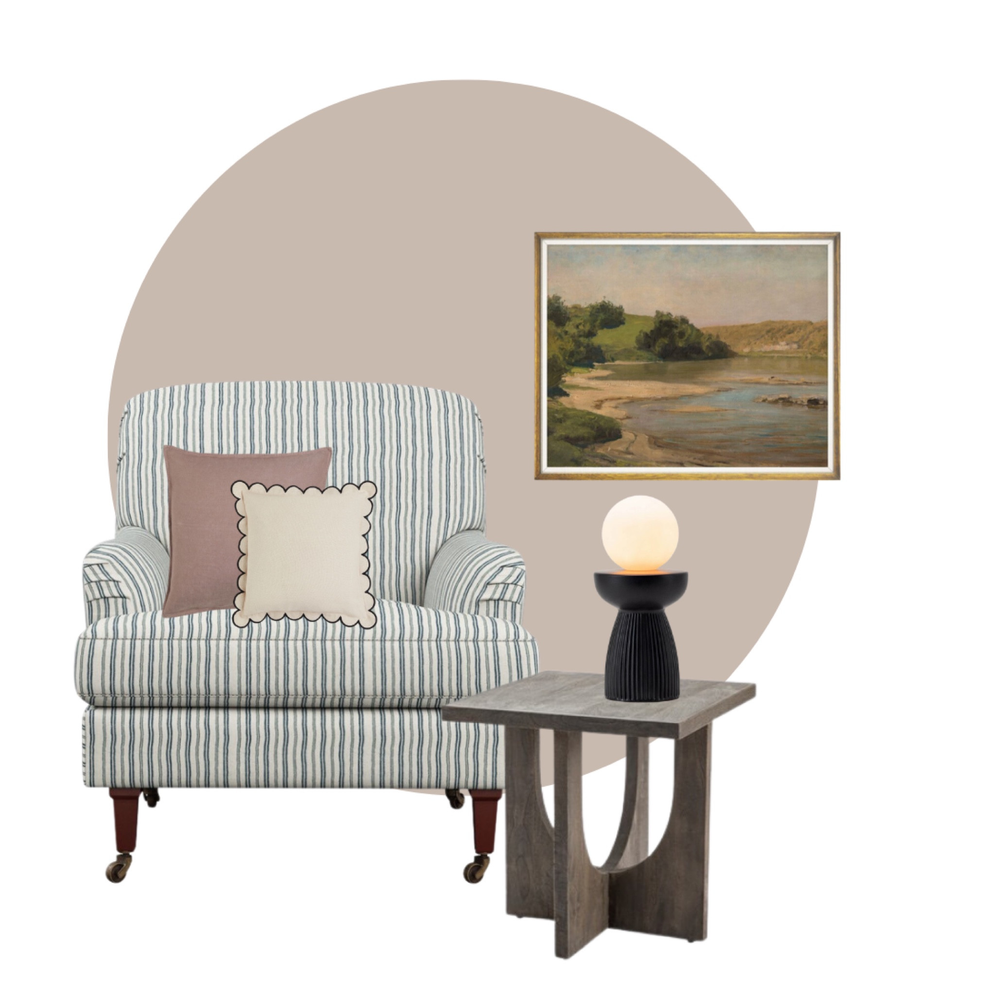 Cottage core farm house cosy nook mood board  