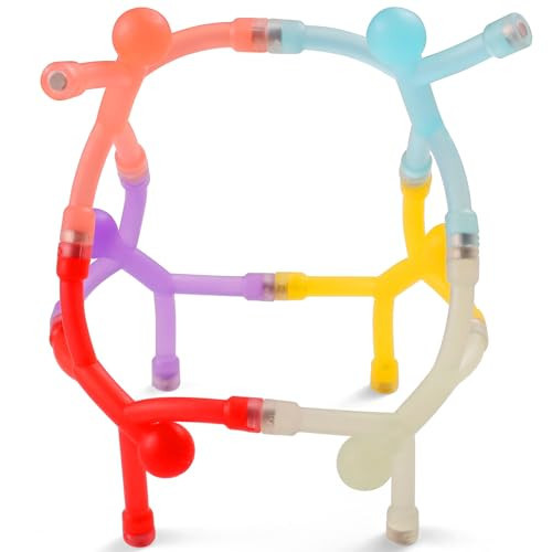 YOTNUS 6Pcs Magnetic-People-Magnet-Men, Magnetic Travel Toys for Kids, Creative, Portable and Educational, Funny Magnets for Kids, Small Toys for Classroom Prizes, Easter Egg Stuffers, Office | Amazon (US)