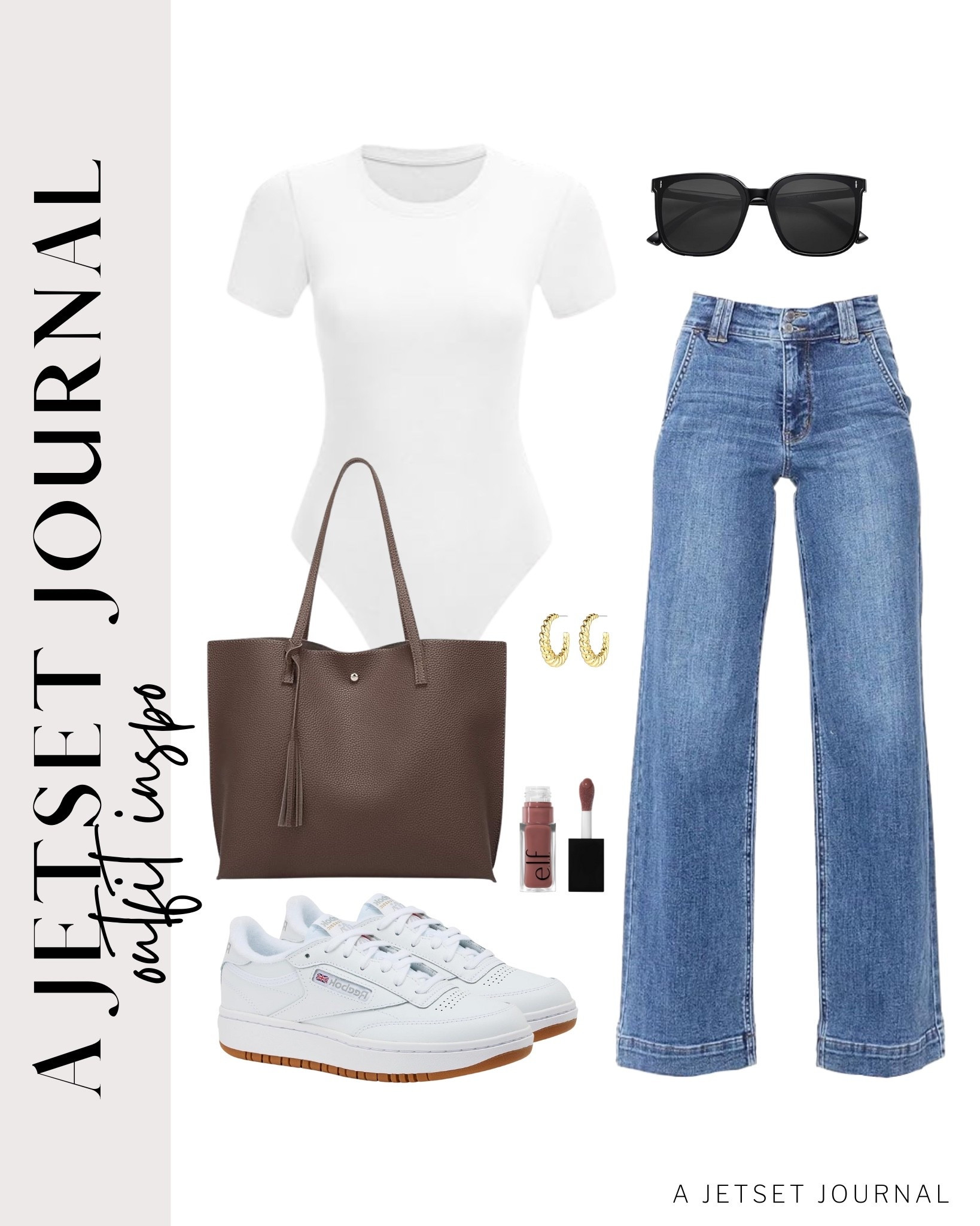 Here's a bodysuit and jeans combo you'll love for everyday wear!
wide leg jeans, short sleeve bodysuit, elf lip oil, trendy look, viral products, casual outfit idea, how to style, ways to style, transitional style, amazon fashion, affordable style, shoe inspo, transitional outfit

#LTKSeasonal #LTKU #LTKStyleTip