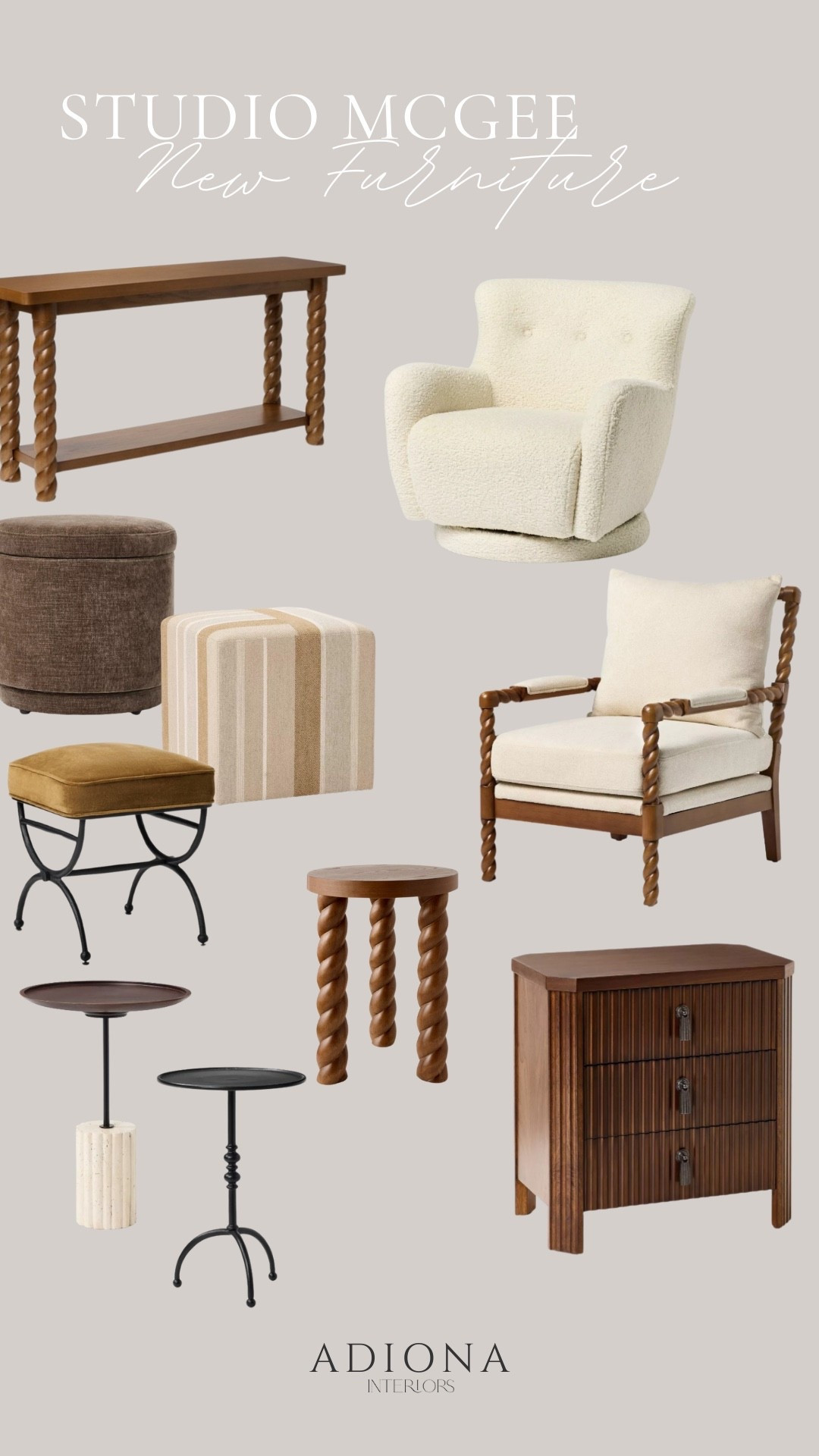 Studio McGee new furniture 

Target home, Target finds, new arrivals, accent chair, console table, side table, ottoman, nightstand

#LTKSummerEdit #LTKHome #LTKSeasonal