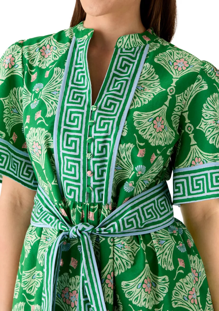 Petite Printed Shirt Dress | Belk