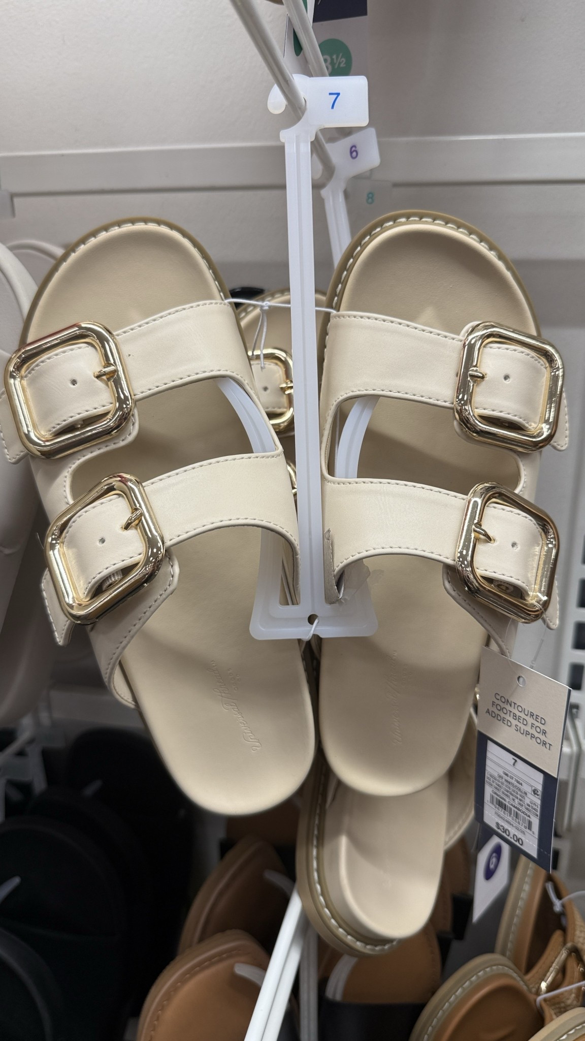 Double Buckle Footbed Sandals Off-White Slip-On Sandal

#TargetStyle #MomStyleFinds #TargetFinds #SummerSandals #ComfySandals 

Comfy sandals for women, cute sandals with dresses, plus size friendly shoes, affordable summer shoes, easy mom outfits, cute summer style, comfy slides for moms, vacation sandals, cute flat sandals, everyday summer shoes, travel shoes for women, casual sandals

#LTKSaleAlert #LTKFindsUnder50 #LTKShoeCrush