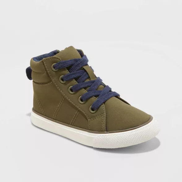 Toddler Boys' Cayden Sneakers - Cat & Jack™ Olive Green | Target