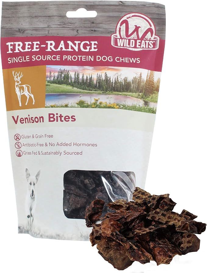 Wild Eats Venison or Lamb Lung Slices & Lung Bites Dog Chews and Dog Treats from New Zealand (Nat... | Amazon (US)