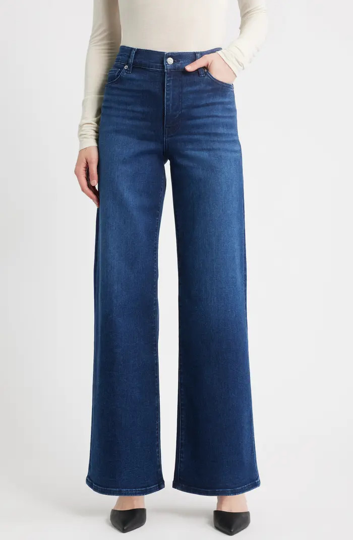 Le Slim Palazzo High Waist Wide Leg Jeans | Nordstrom