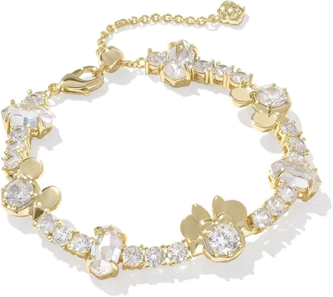 Kendra Scott x Disney Mickey Mouse and Minnie Mouse Tennis Bracelet, Fashion Jewelry for Women | Amazon (US)