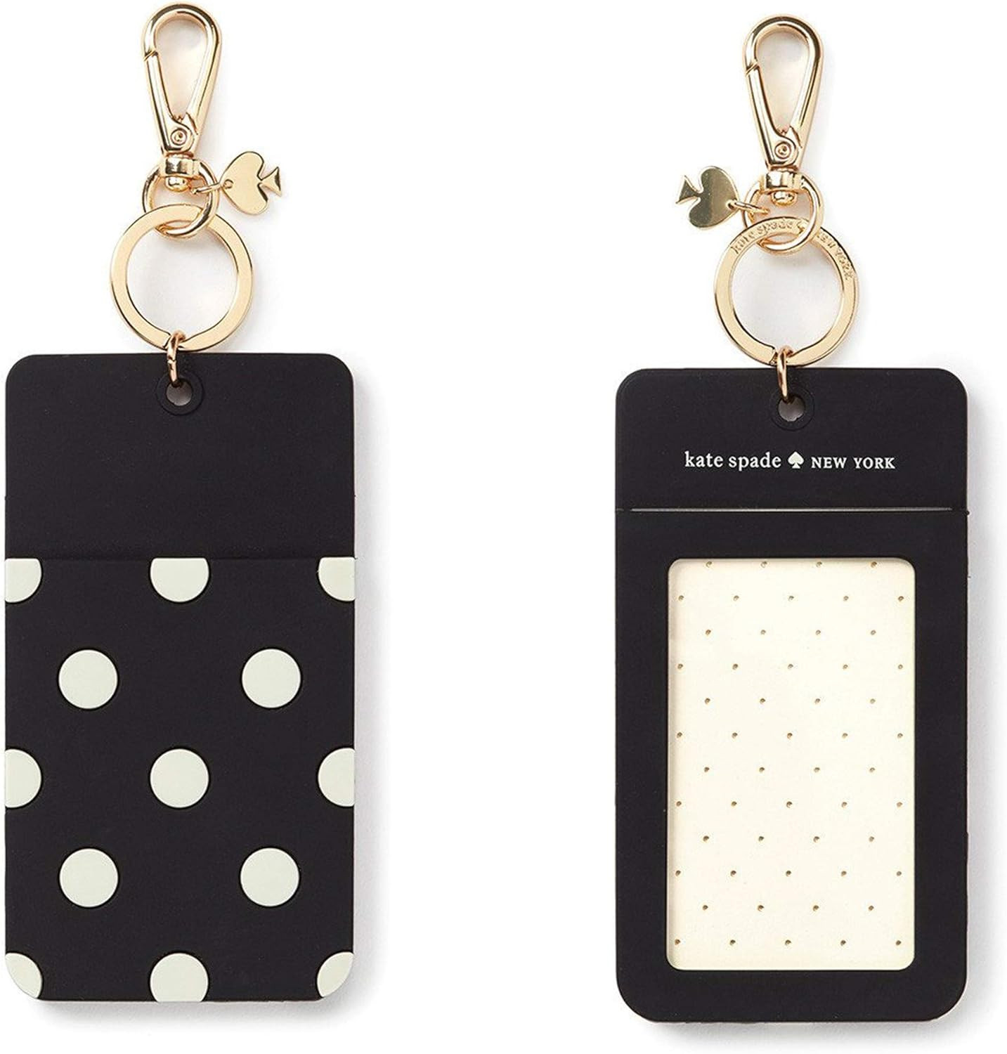 Kate Spade New York Women's Id Clip, Black Dot, Size | Amazon (US)