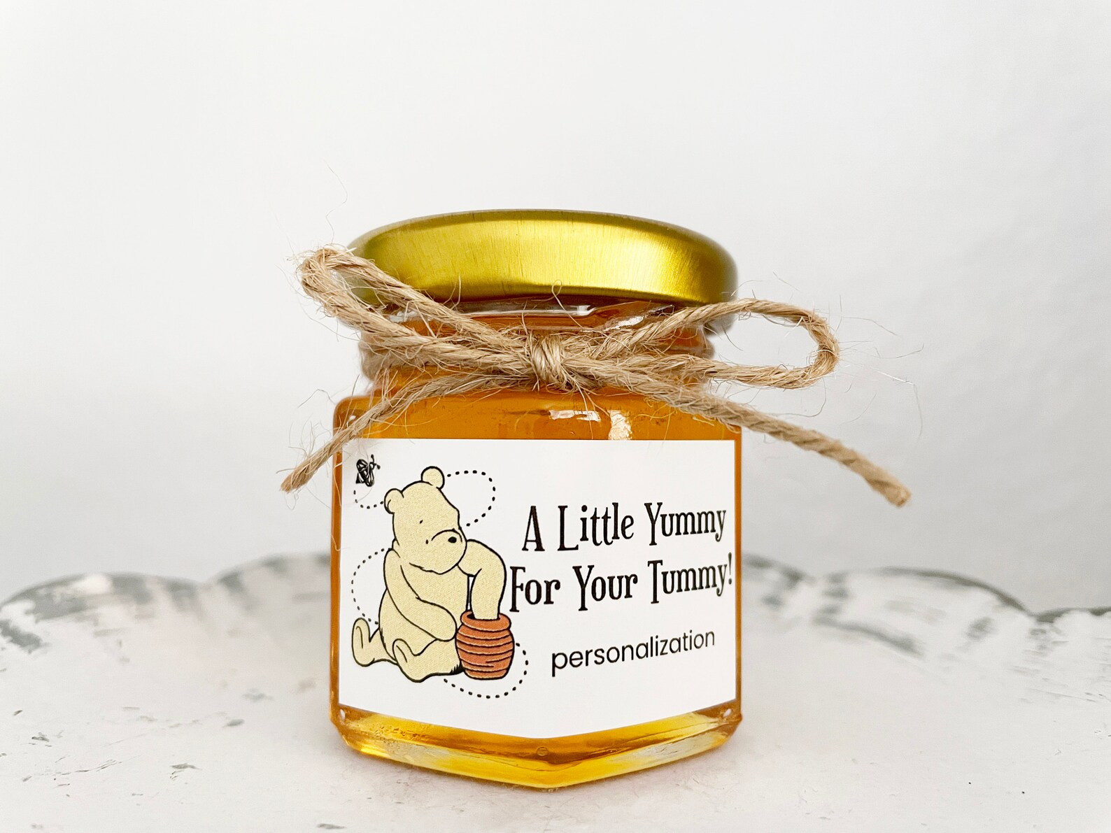2oz Charming Winnie the Pooh Inspired Honey Jar Favors  Pooh - Etsy | Etsy (US)
