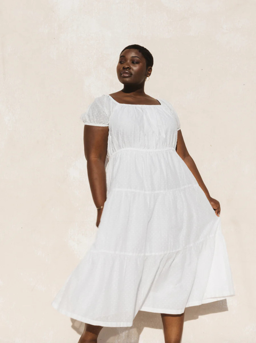 Lizzie Tiered Midi Dress | ABLE Clothing