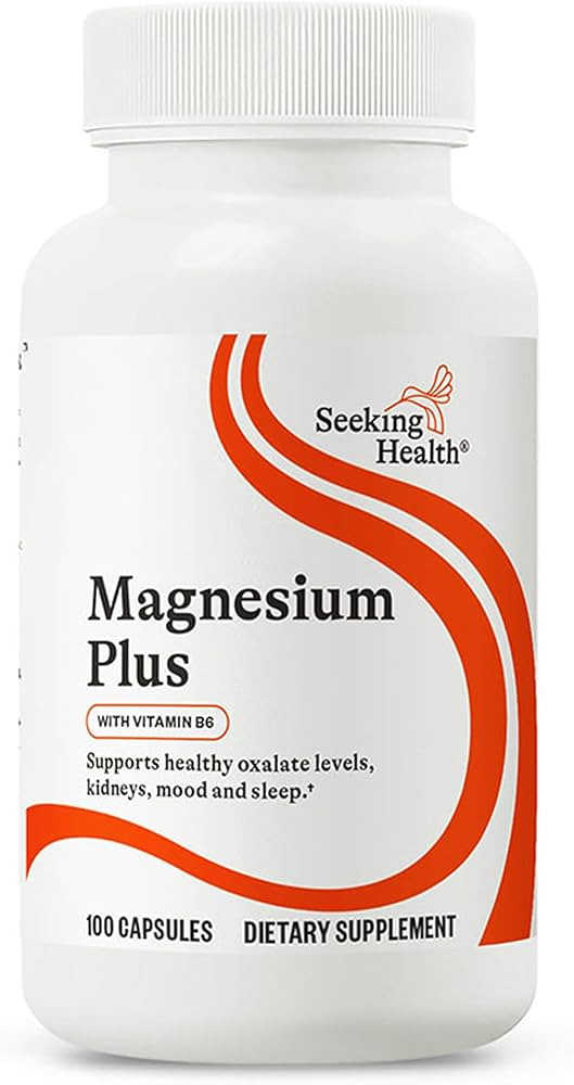 Seeking Health Magnesium Plus - Formula with Vitamin B6 - Magnesium Malate & Glycinate Supplement... | Amazon (US)