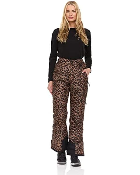 Arctic Quest Women's Snow Ski Pants Water Resistant Softshell Insulated Flare for Snowboarding Hi... | Amazon (US)