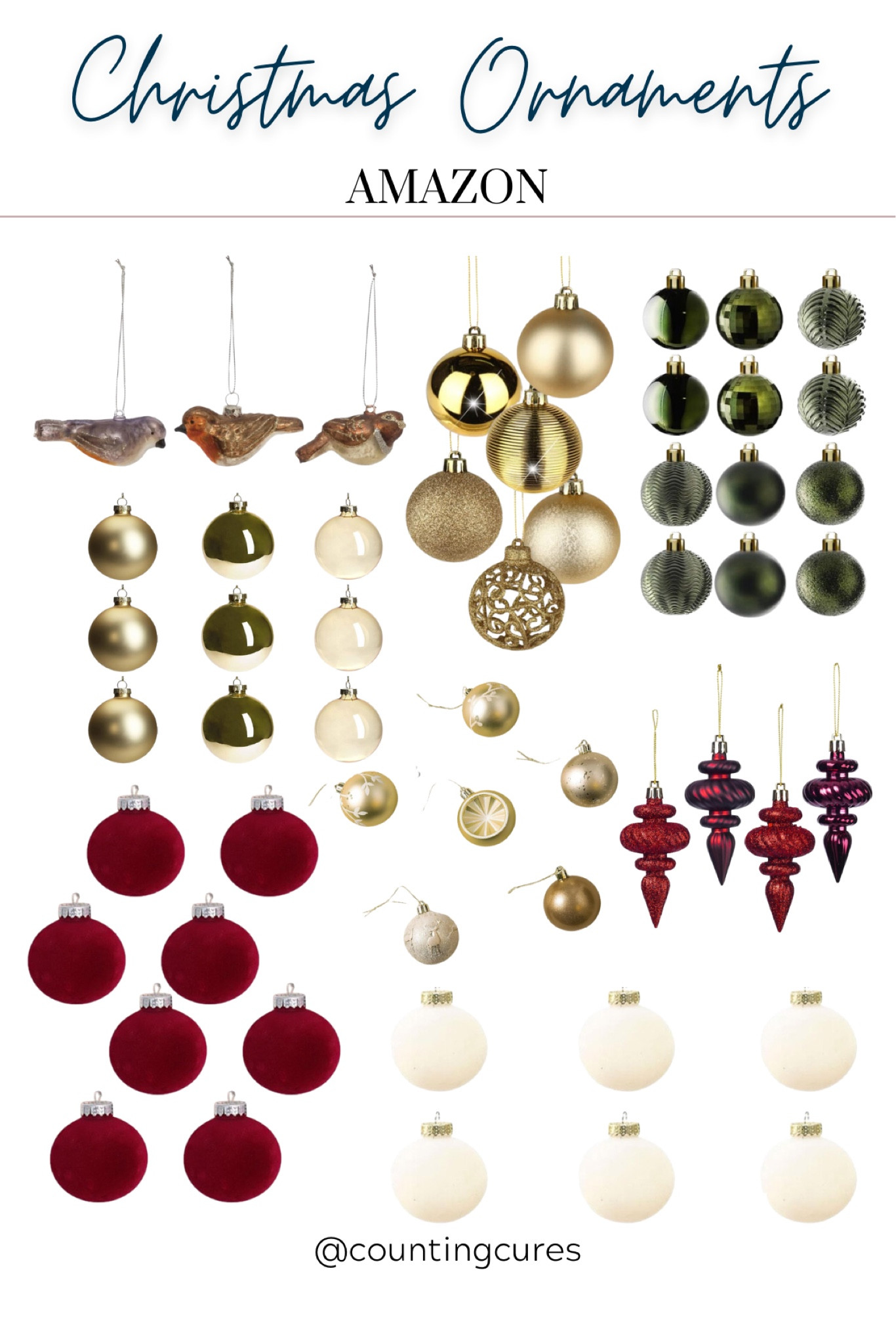 Elevate your Christmas tree with these cute ornaments! #holidaybaubles #yuletidemusthaves #seasonaldecor #amazonfinds

#LTKHoliday #LTKhome #LTKstyletip