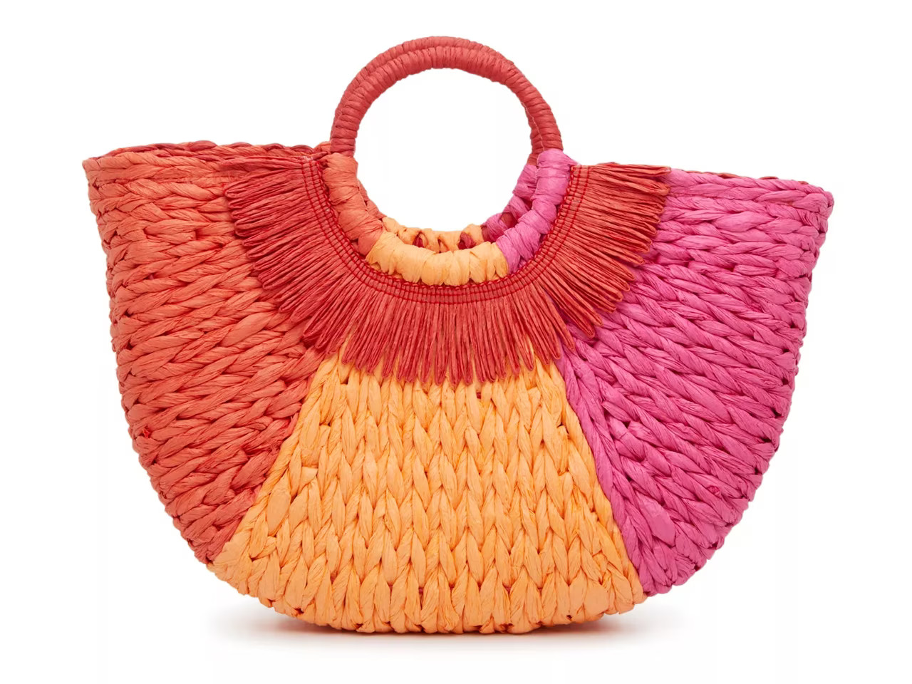 Kelly & Katie Ring Straw Tote | DSW