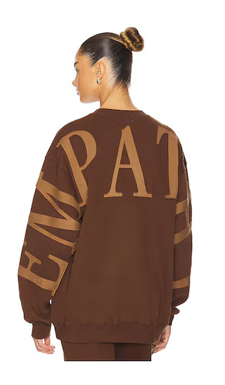 Empathy Always Sweatshirt in Brown | Revolve Clothing (Global)