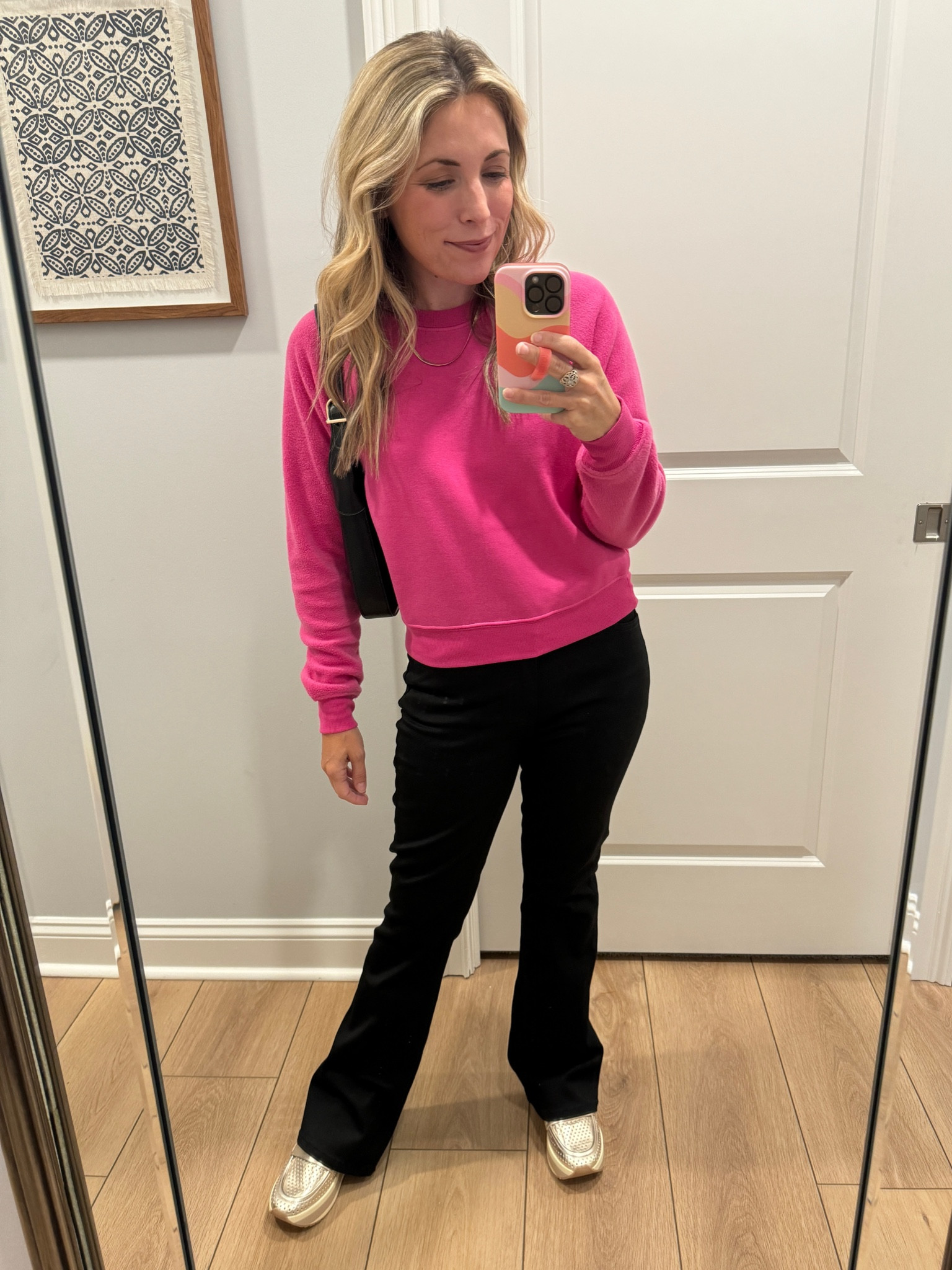 Super soft and comfy sweatshirt - the perfect pink for Wicked! 🧙🏻‍♀️💕
And the most comfy jeans!

#LTKCyberWeek #LTKSaleAlert #LTKHoliday