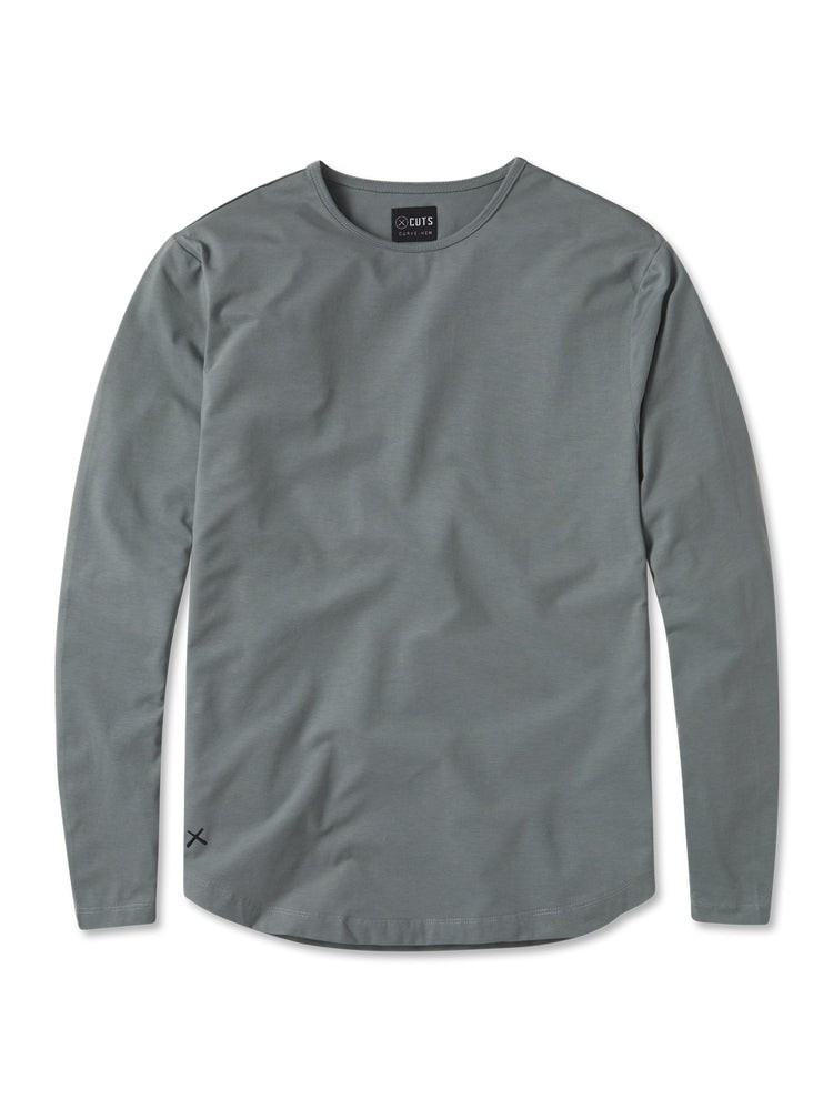 L/S Crew Curve-Hem | Cuts Clothing