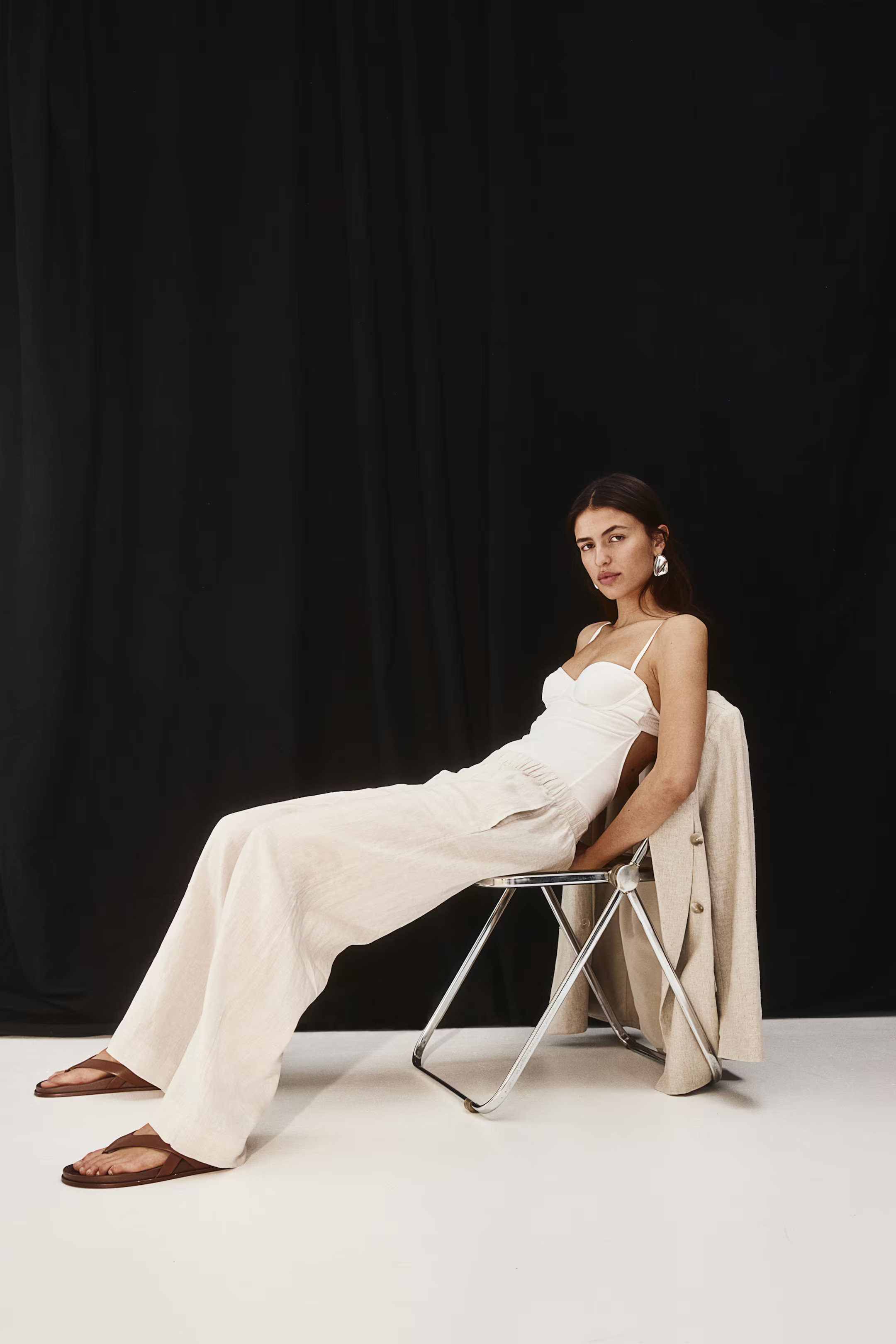 Wide-leg Linen Pants | H&M (US + CA)