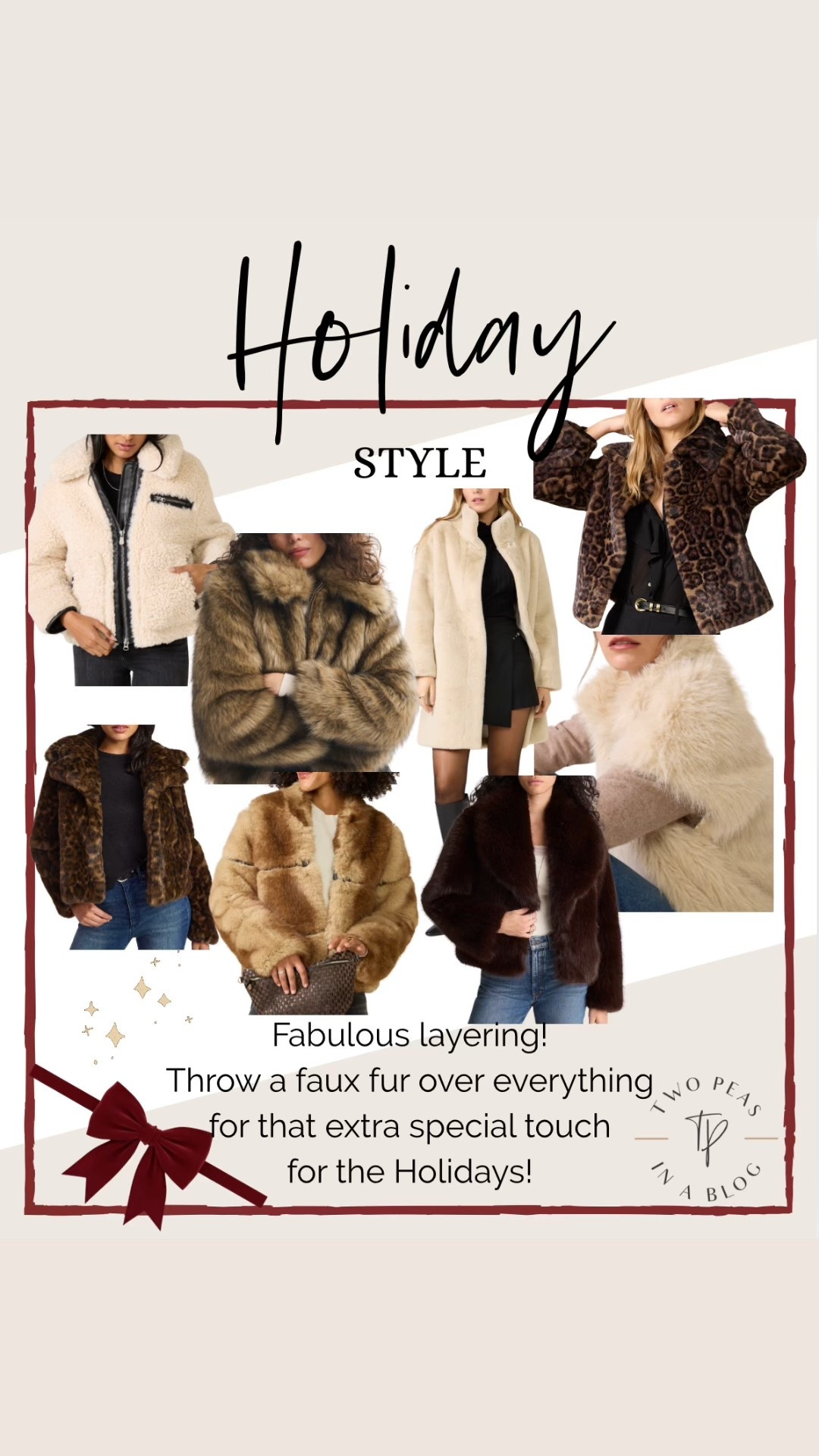 Add on a fabulous layer!! 
A little faux fur for a chic Holiday style  

#LTKStyleTip #LTKParties #LTKHoliday