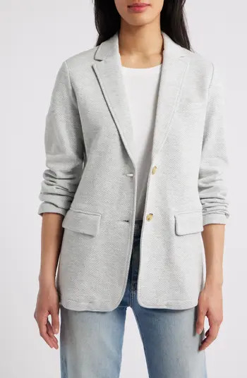 Inlet Cotton Blend Knit Blazer | Nordstrom