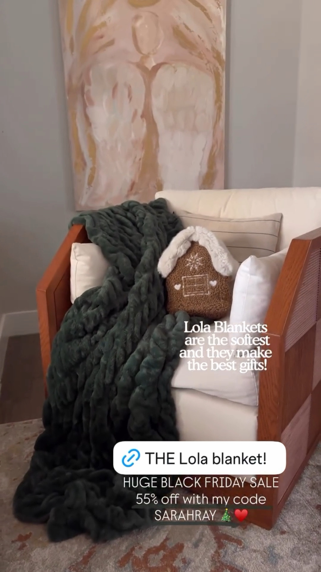 I have a code SARAHRAY for 55% off of Lola blankets!! It’s a huge Black Friday sale!! 


Gift, gift idea, softest blanket, faux fur, cozy throw, neutrals, cozy vibes 



@lolablankets

#LTKCyberWeek #LTKGiftGuide #LTKHoliday