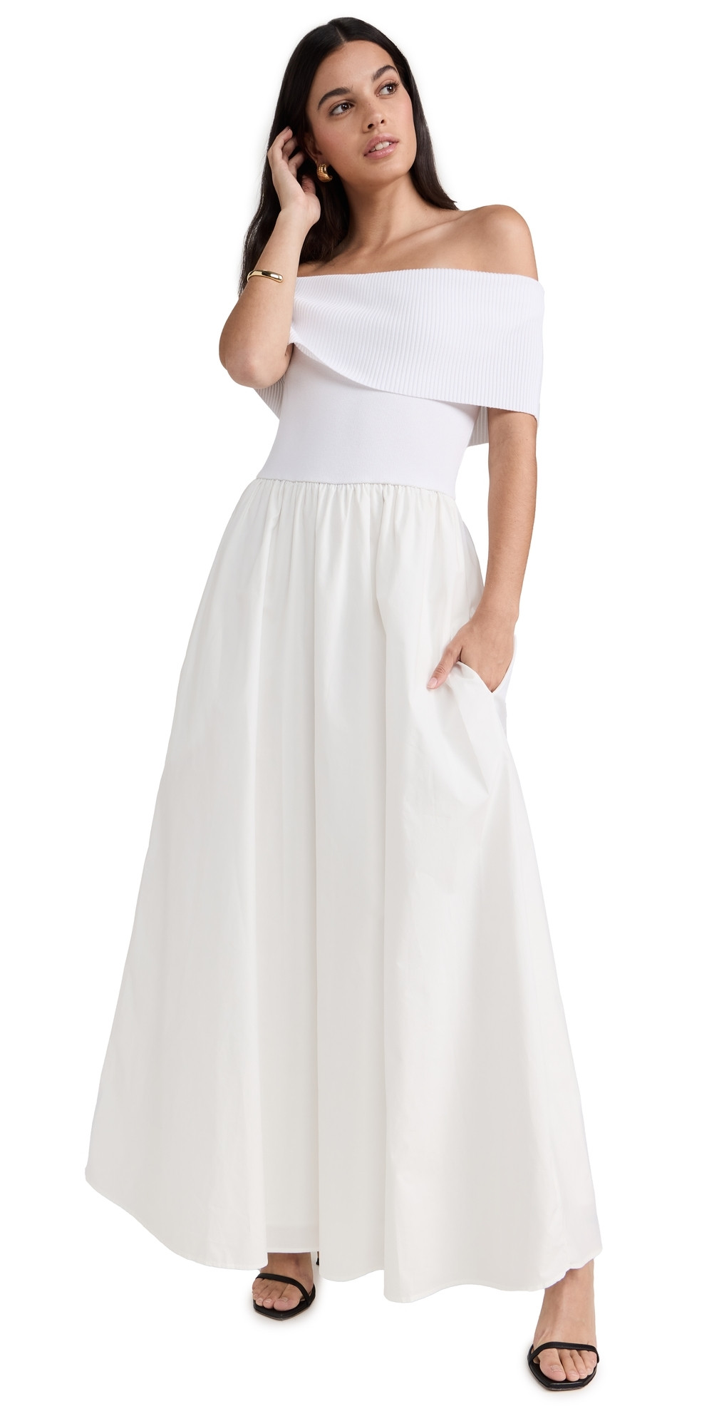 Line & Dot Providence Dress Ivory M | Shopbop