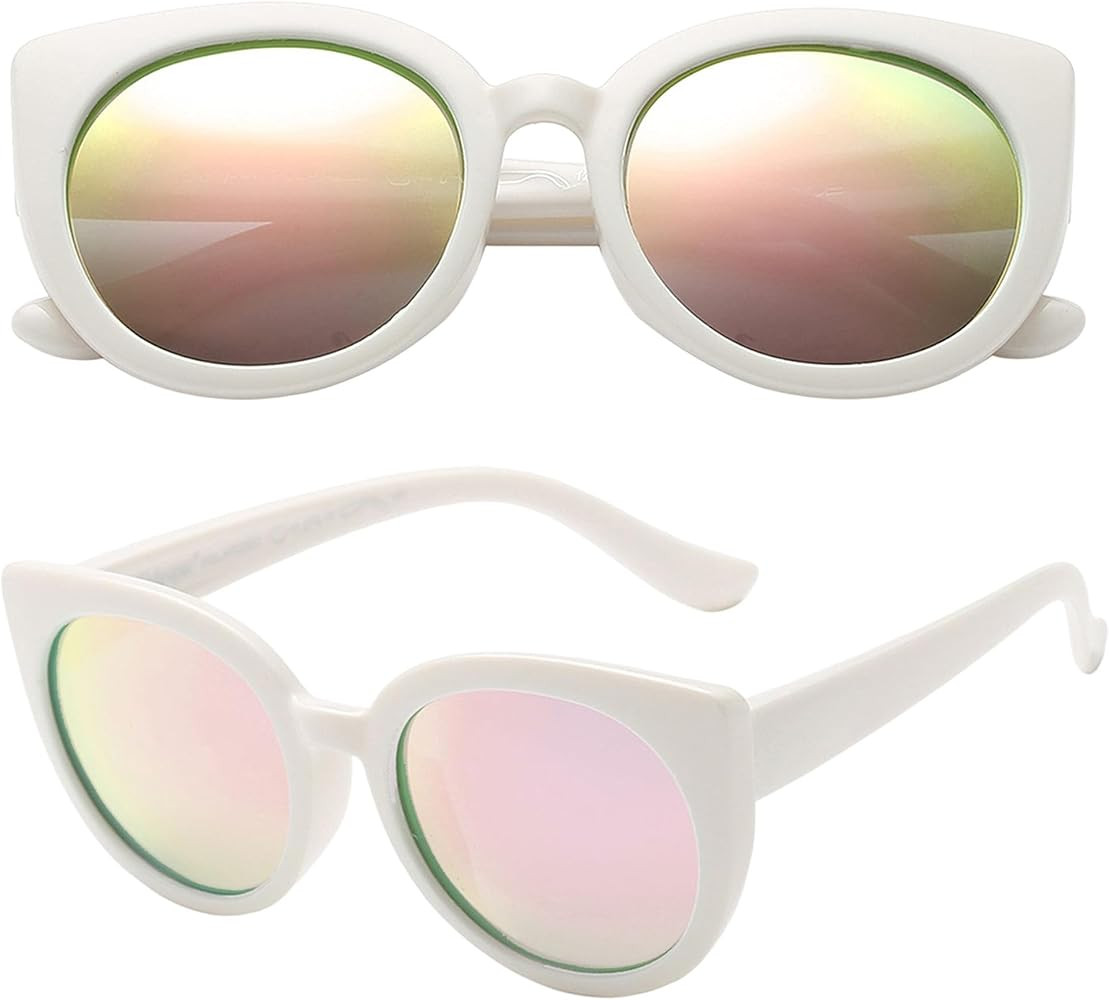 PolarSpex Girls Sunglasses-Polarized Toddler Cat Eye Sunglasses-Unbreakable & Fashionable Kids Su... | Amazon (US)