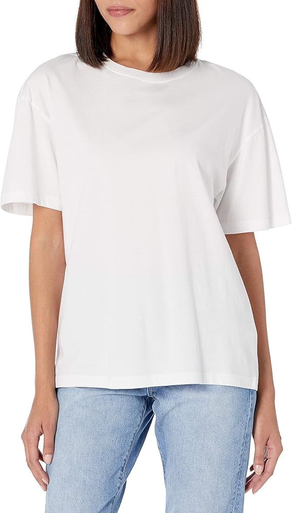 The Drop Women's Lydia Short-Sleeve Loose Drop-Shoulder Jersey T-Shirt | Amazon (US)