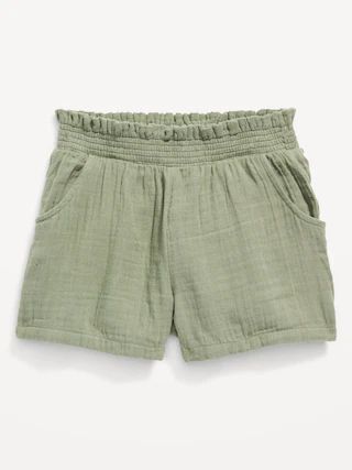 Smocked-Waist Pull-On  Shorts for Toddler Girls | Old Navy (US)