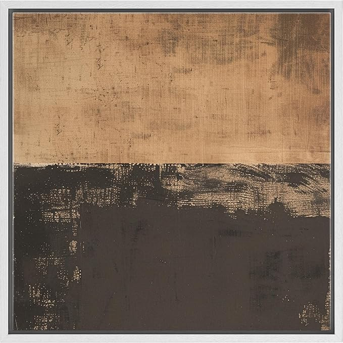 SIGNWIN Framed Canvas Print Wall Art Abstract Design in Earthy Shades Illustrations Fine Art Coun... | Amazon (US)